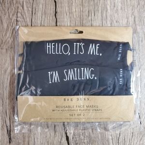 Rae Dunn Face Mask 2-pack